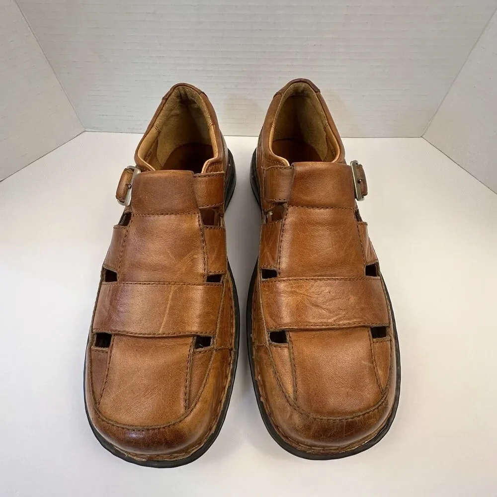 Born Handcrafted Footwear Closed Toe Closed Heel Leather Upper Lining Size 10.5